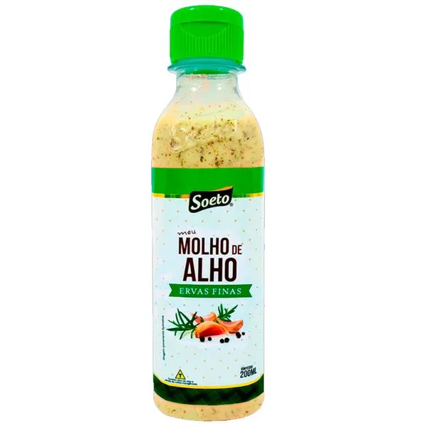 Molho Soeto Alho e Ervas Finas 200ml