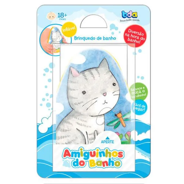 Brinquedo De Banho Amiguinhos Do Banho Gato 2387 - Toyster