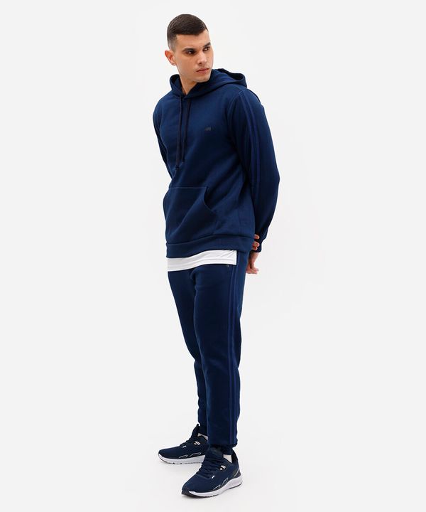 calça jogger de moletom esportiva azul G