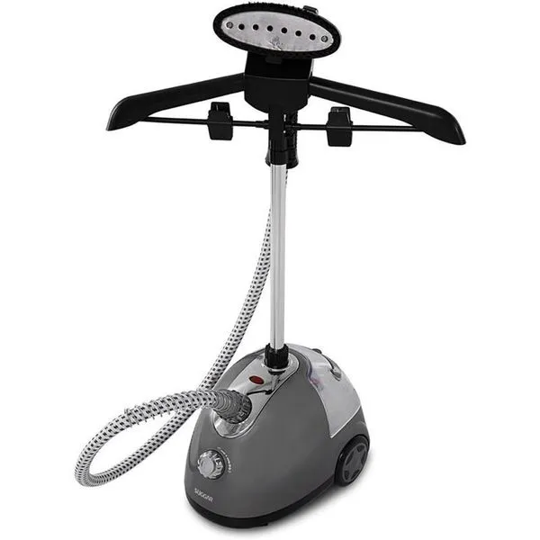 Passadeira de Roupas a Vapor Vertical Suggar PV1502PR 980W 1,5L com Escova e Cabide Prata 220V Passadeira a Vapor Vertical Suggar PV1502PR 980W 1,5L com Escova Prata 220V