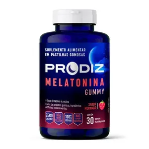 Suplemento Alimentar Prodiz Melatonina Gummy Sabor Morango 30 Gomas Matigáveis