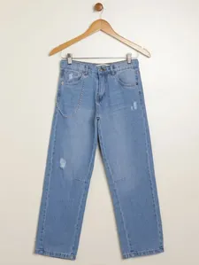 Calça Jeans Barrel Juvenil Para Menina - AZUL 14