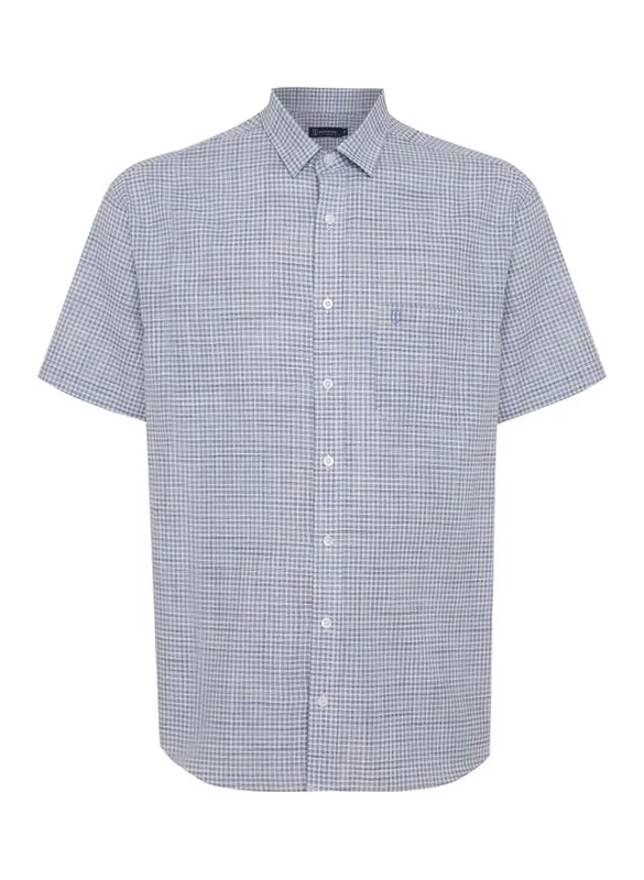 Camisa Comfort Fit Xadrez Masculina Individual 7
