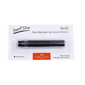 Refil Pincel Marcador Quadro Branco Faber-castell Preto