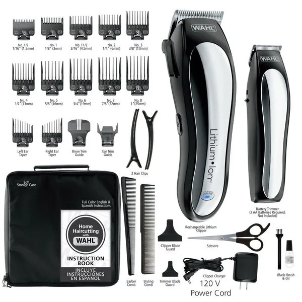 Kit Máquina Wahl Ions Cab e Acabamento - Wahl