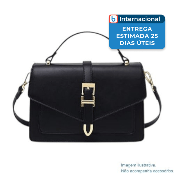 Bolsa Travistar Crossbody Com 2 Alças Preto A-MBI