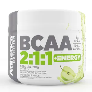 BCAA 2:1:1 + Energy Maçã Verde 210G - Atlhetica