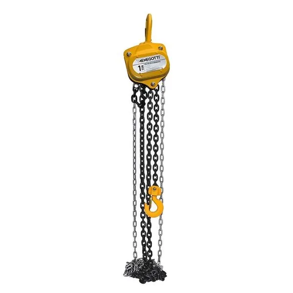 Talha Manual Corrente 1 Tonelada 5m Menegotti 40851005