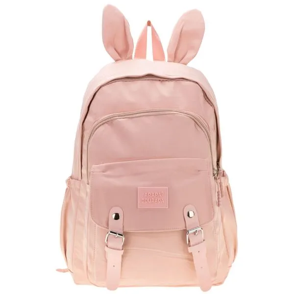 Mochila Feminina Arara Dourada -6624 ROSA