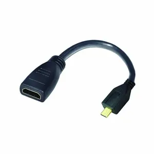 Adaptador Argom Micro HDMI macho para HDMI fêmea ARG-CB-0054 Preto