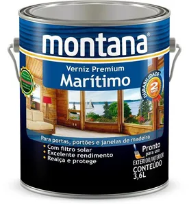 Verniz Montana Marítimo Natural Fosco 3,6L