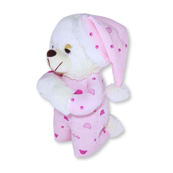 Urso de Pelúcia Rosa Grande Fofy Toys Que Reza o Pai Nosso Fofo e Delicado para Presentear
