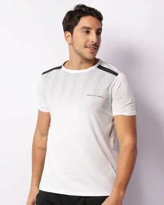 Camiseta Esportiva Masculina Dry Fit Manga Curta Branca P