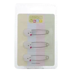 Kit Alfinete Para Fralda Smoby Baby 3 Peças 875397 (MP)