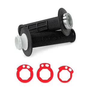 Manopla de Guidão Lock On CRFX-R250 YZ 250F KXF RMZ Preto Biker Acessórios Manopla Lock On CRFX-R250 YZ 250F KXF RMZ Preto Biker Acessórios