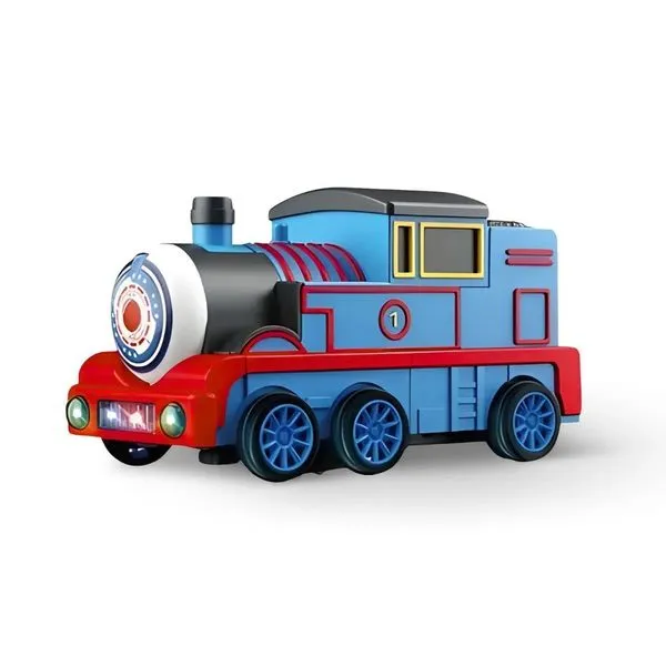 Trem de Brinquedo Transformador Infantil Que Vira Robô com Luzes LED Música Animada e Movimento Top Kids Trem de Brinquedo Transformador Infantil Que Vira Robô com Luzes LED e Som Interativo Top Kids
