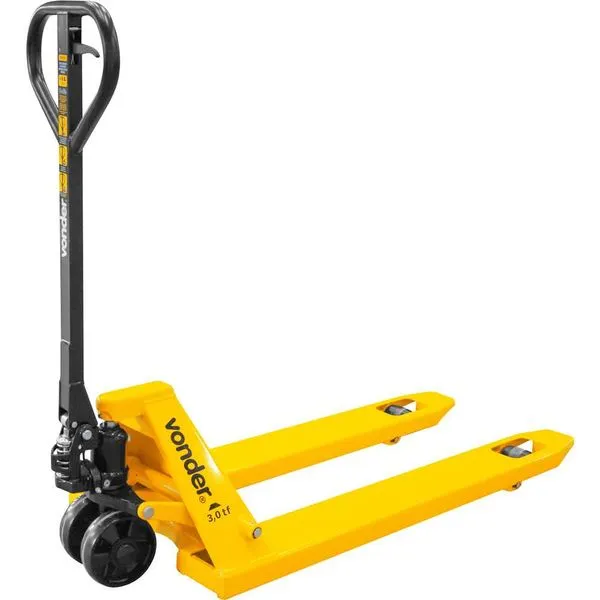 Paleteira hidráulica 3,0 tf 1.150 mm x 680 mm roda simples PSN 306 VONDER