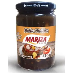 Molho Madeira Mariza 350g com 15 Unidades em Pote de Vidro