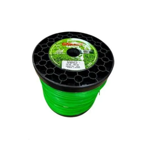 Fio de Nylon para Roçadeira 2,0mm 2kg Formato Redondo para Jardinagem Verde Grilon Fio de Nylon para Roçadeira 2,0mm 2kg Formato Redondo Verde para Jardinagem Grilon