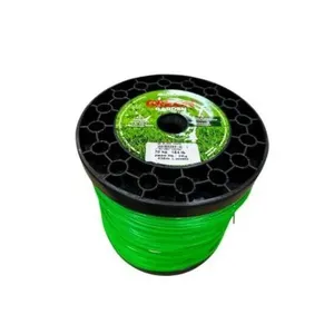 Fio de Nylon para Roçadeira 2,0mm 2kg Formato Redondo para Jardinagem Verde Grilon Fio de Nylon para Roçadeira 2,0mm 2kg Formato Redondo Verde para Jardinagem Grilon