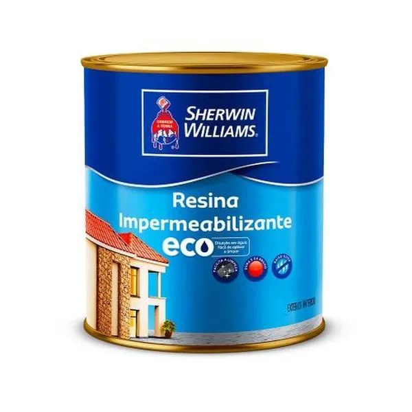 Resina Impermeabilizante Metalatex Eco Proteção para Superfícies Porosas Acabamento Brilhante Transparente Sherwin Resina Impermeabilizante Metalatex Eco Proteção para Superfícies Porosas Transparente Sherwin