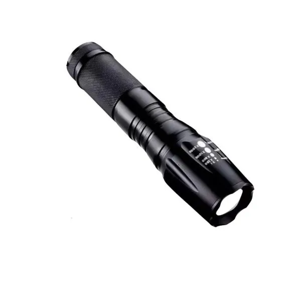 Lanterna Tática Portátil Mini A Pilha Com Zoom Telescópico
