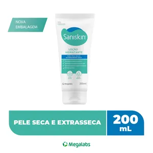 Loção Hidratante Saniskin Pele Seca e Extremamente Seca - 200ml