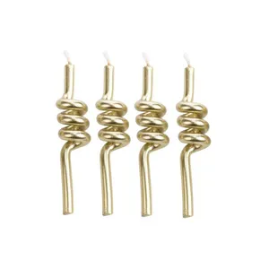 Vela Silver Tubo Ouro