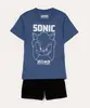 pijama infantil de algodão sonic azul 10