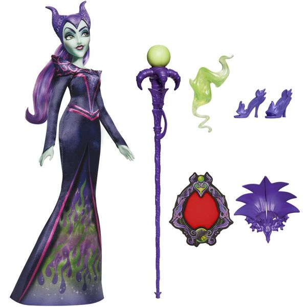 Boneca Articulada - Disney Vilãs - A Bela Adormecida - Malévola - 28 cm - Hasbro