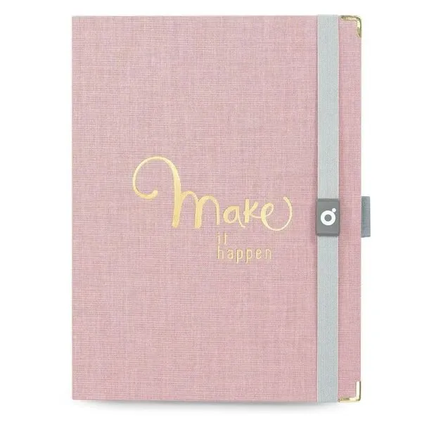 Caderno Notebook Systemflex Maxi Cotton Rosa