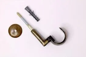 Suporte Para Varão de Cortina de Teto Simples Ouro Velho Devictor 28mm