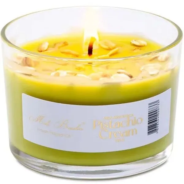 Vela Aromática Perfumada Mels Brushes 100g Pistachio Cream