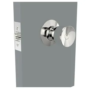 Fechadura Externa Cilindrica 90mm Tulipa Soprano Fechadura Externa Cilindrica 90MM Tulipa Inox Polido