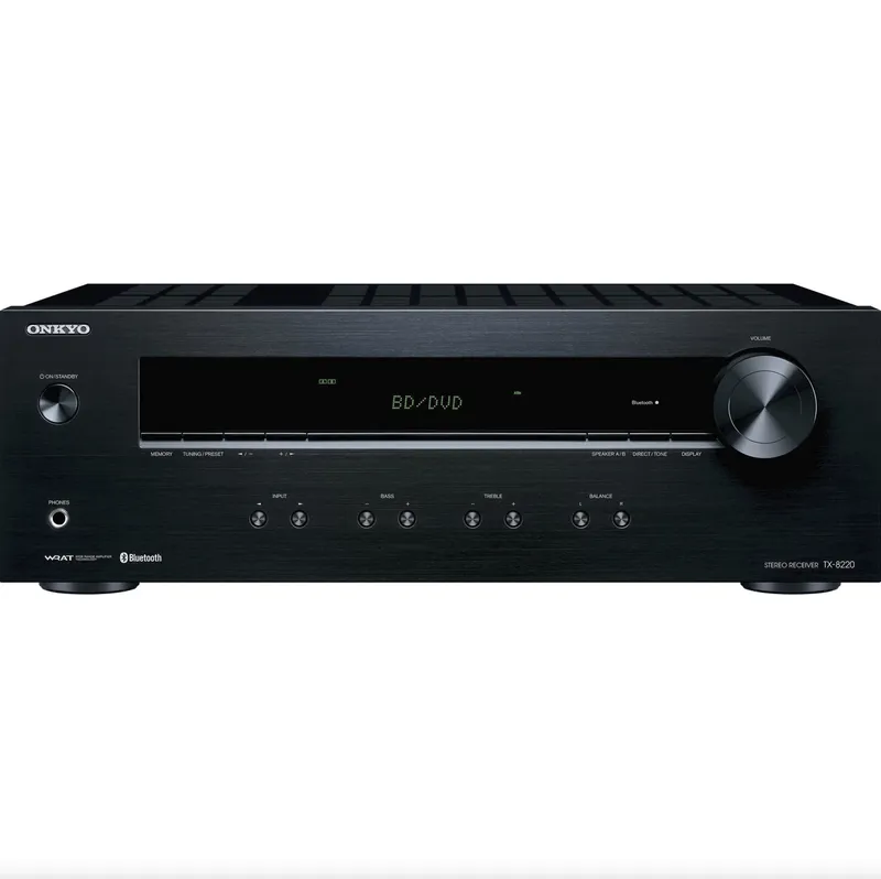 Caixa aberta********Onkyo TX-8220 Receiver Estéreo Saída Subwoofer Bluetooth Entrada Phono - 110V