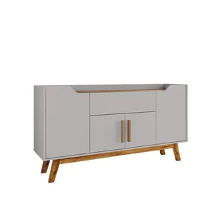 Aparador Buffet Future Off-white Com Cinamomo - Bechara