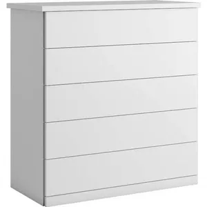 Cômoda 5 Gavetas Telescópicas - Capri-branco - Bianchi