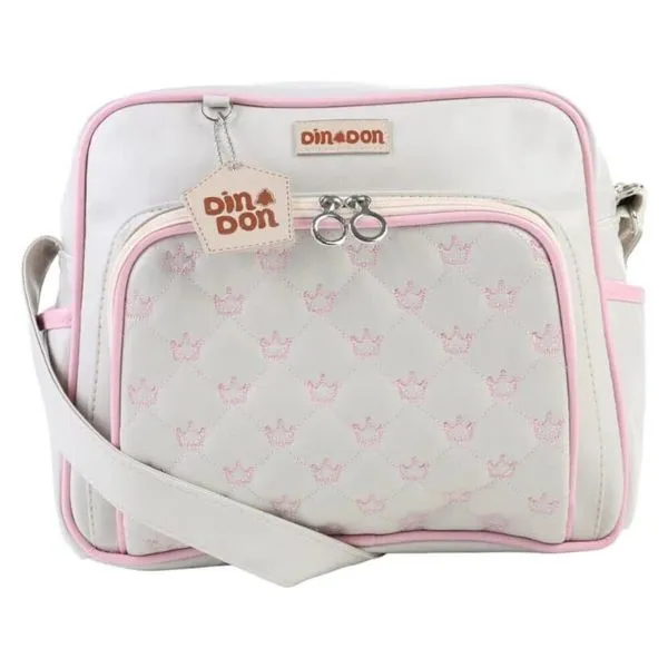 Bolsa Maternidade Din Don Coroa Pequena Rosa (MP)