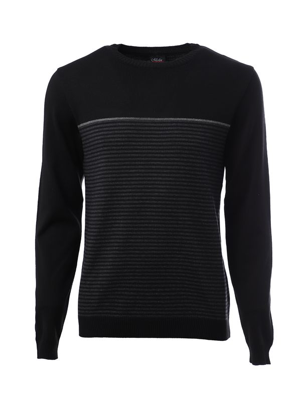 Suéter Tricot Manga Longa Masculino PRETO M