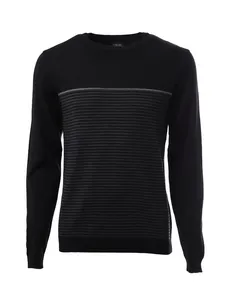 Suéter Tricot Manga Longa Masculino PRETO M