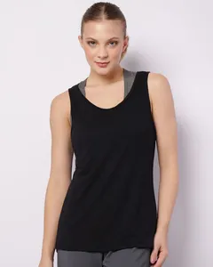 Regata Fitness Feminina Fitter Preto G
