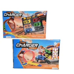 Pista Turbo Charger com 6 Carrinhos LJM135 - honeyhome
