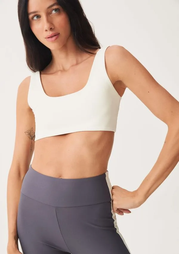 Top Esportivo Com Fio LYCRA® - Off white G