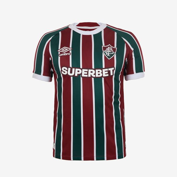Camisa Masculina Umbro Fluminense Of.1 2025 (Jogador S/N) GG