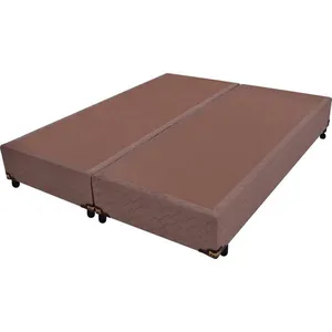 Box Casal Queen com Tecido Sued 158x198cm - Probel Sued Camurça
