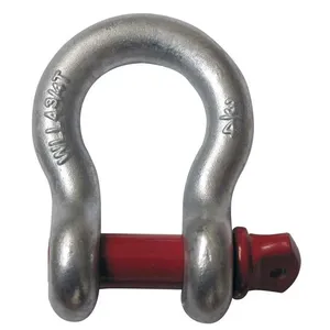 Manilha Curva Aco Forj. (C) 5/16" 0,75T Galv. Gra de A Classe 2 - TMX