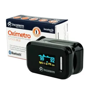 Oxímetro de Pulso Portátil Bluetooth Incoterm 1 unidade