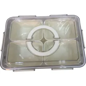Caixa Organizadora LATCOR 4 Compartimentos TG52694