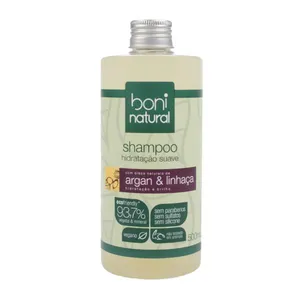 Shampoo Boni Natural Argan e Linhaça 500ml