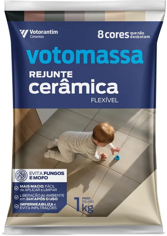 Rejunte Votoran Flexível Bege 1Kg
